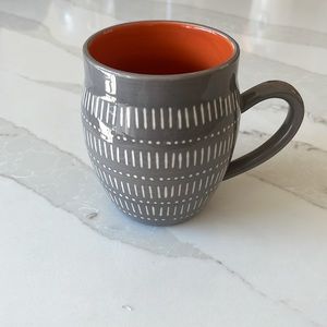 BAUM  Brothers Coffee Mug Tangier Gray - Orange Interior